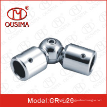 Adjustabel Stainless Steel Shower Glass Door Pipe Connector